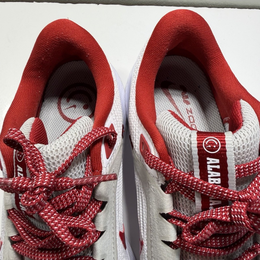 Nike Women's University Of Alabama Sneaker 5.5 White Grey Crimson - Picture 13 of 13
